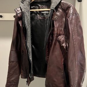 Men’s Express Leather Coat